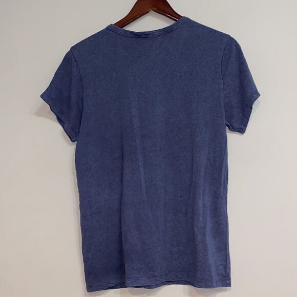 NWT champagne blue t-shirt v-neck cut out express - Picture 4 of 7